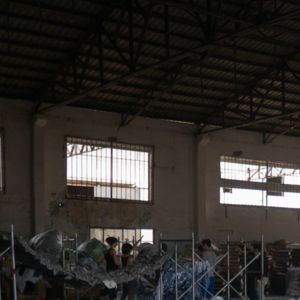 Textile production Asia - abandoned factory